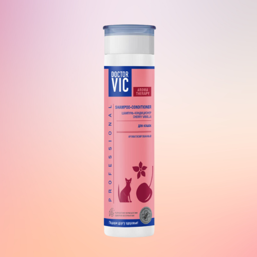 DẦU TẮM VÀ XẢ HƯƠNG CHERRY VANILLA CHO MÈO 